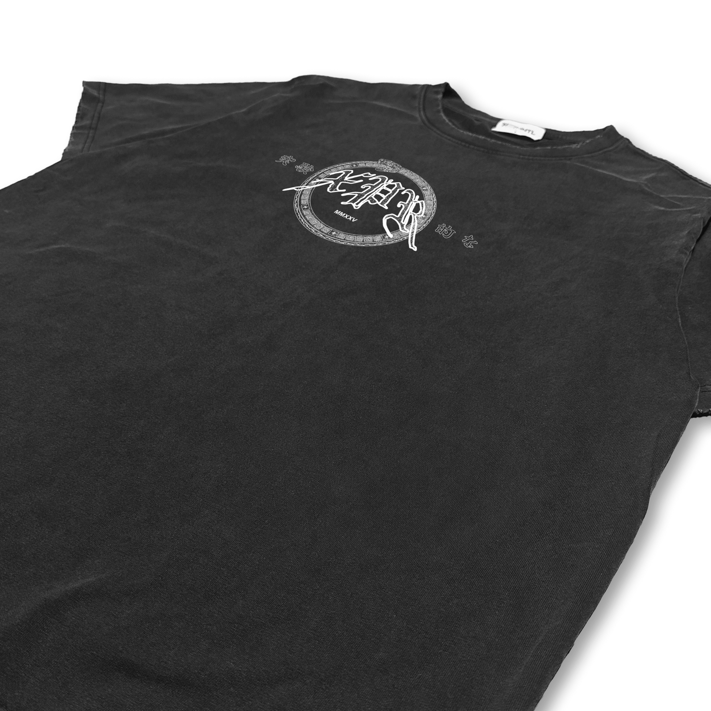 Warriors Vinland Saga "No Enemies" Distressed Black Tee