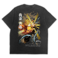Demon Slayer "Thunder God" Distressed Black Tee