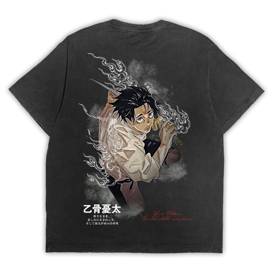 Jujutsu Kaisen "Cursed Child" Distressed Black Tee