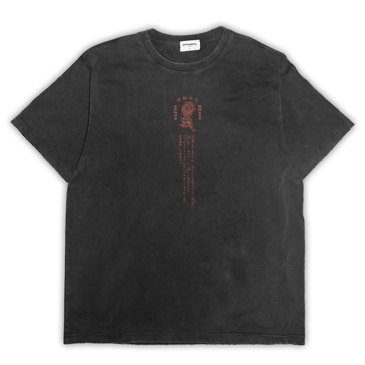 Jujutsu Kaisen "King of Curses" Distressed Black Tee